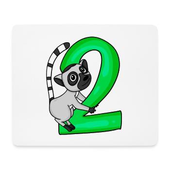 2 years old - Mouse Pad (horizontal) - white - Front
