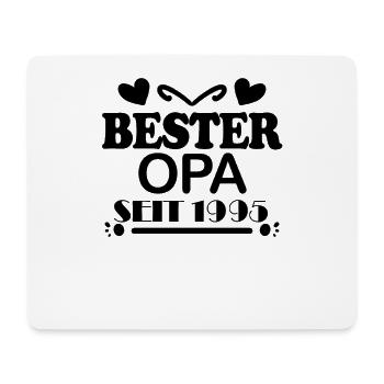 Bester Opa seit 1995 - Mousepad (Querformat) - Weiß - Vorne