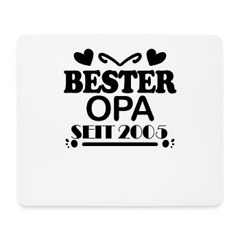 Bester Opa seit 2005 - Mousepad (Querformat) - Weiß - Vorne