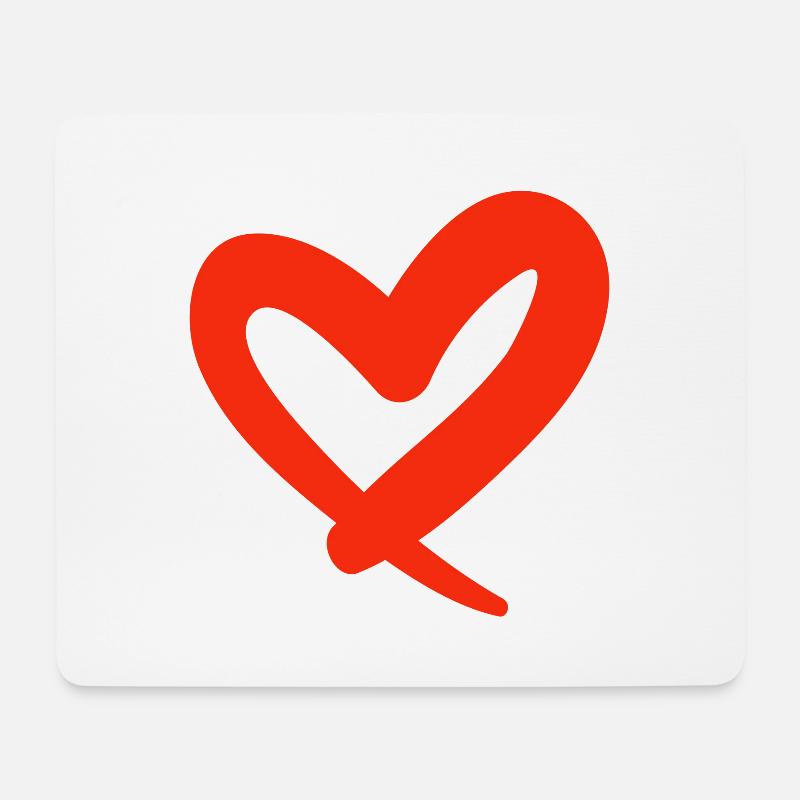 Valentinstag, Valentinstag, Valentinstag - Mousepad (Querformat) - Weiß