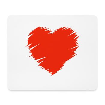 Valentinstag, Valentinstag, Valentinstag - Mousepad (Querformat) - Weiß - Vorne