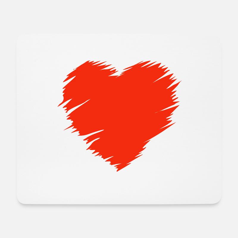 Valentinstag, Valentinstag, Valentinstag - Mousepad (Querformat) - Weiß
