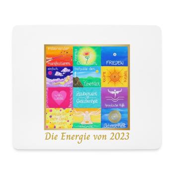 JahresBild Energie von 2023 Sonja Ariel von Staden - Mouse Pad (horizontal) - white - Front