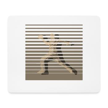 Handball Handball Player - Mouse Pad (horizontal) - white - Front