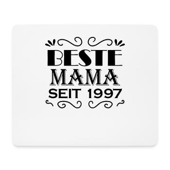Beste Mama seit 1997 - Beste Mutter seit 1997 - Mousepad (Querformat) - Weiß - Vorne