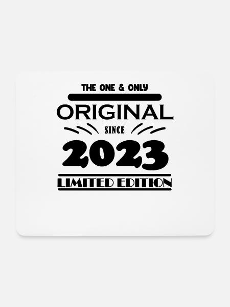 2023 - Year of construction 2023 - Vintage 2023 - Mouse Pad (horizontal) - white