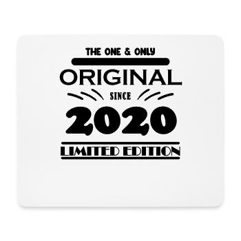 2020 - Année de construction 2020 - Millésime 2020 - Tapis de souris (format paysage) - blanc - Devant
