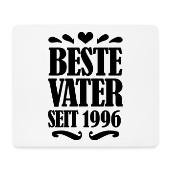 Bester Vater seit 1996 - Mousepad (Querformat) - Weiß - Vorne