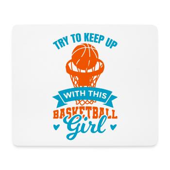 Basketball player - Mouse Pad (horizontal) - white - Front