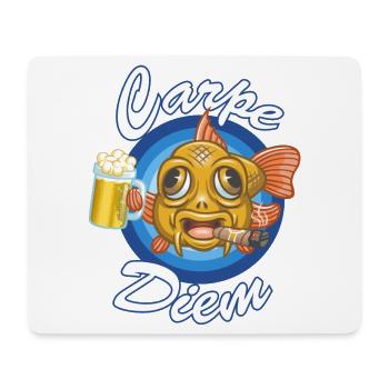 Carpe diem - Tapis de souris (format paysage) - blanc - Devant