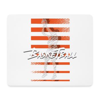 Basketball basketball players - Mouse Pad (horizontal) - white - Front