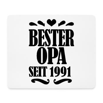 Bester Opa seit 1991 - Geschenk für Opa - Mousepad (Querformat) - Weiß - Vorne