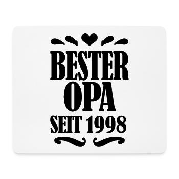 Bester Opa seit 1998 - Geschenk für Opa - Mousepad (Querformat) - Weiß - Vorne
