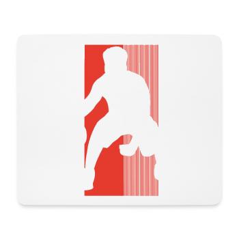 Basketball basketball players - Mouse Pad (horizontal) - white - Front