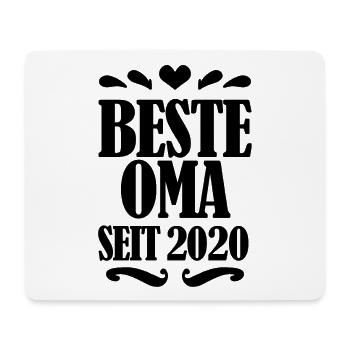 Beste Oma seit 2020 - Oma Geschenk - Mousepad (Querformat) - Weiß - Vorne