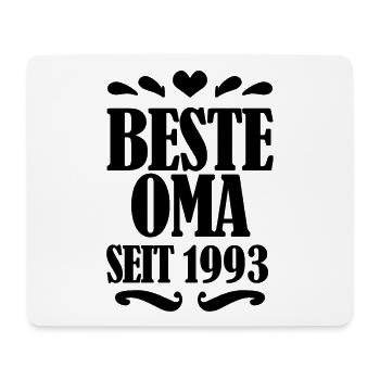 Beste Oma seit 1993 - Oma Geschenk - Mousepad (Querformat) - Weiß - Vorne