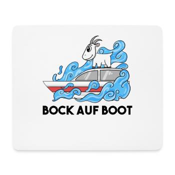 Ziege Boot Lustig - Mousepad (Querformat) - Weiß - Vorne