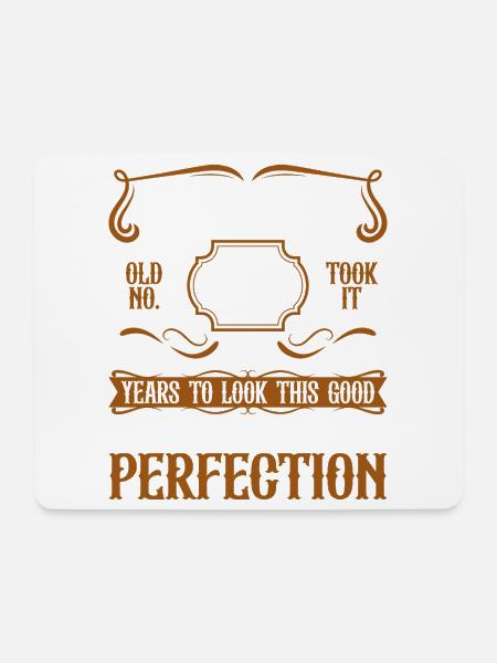 94. Geburtstag Vintage Retro - Mousepad (Querformat) - Weiß