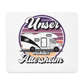 Mobiler Camper Outdoor Design - Mousepad (Querformat) - Weiß - Vorne