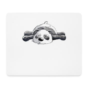 Rêver d’un panda - Tapis de souris (format paysage) - blanc - Devant