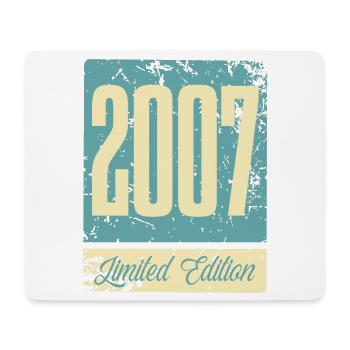 2007 Anniversaire de naissance Année de naissance - Tapis de souris (format paysage) - blanc - Devant
