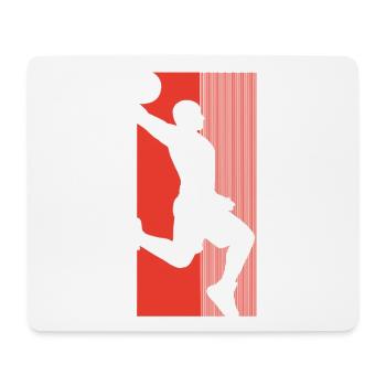 Basketball basketball players - Mouse Pad (horizontal) - white - Front