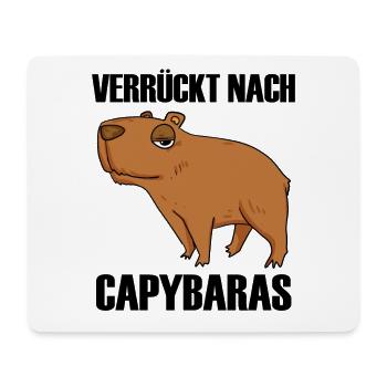 Capybara Wasserschwein Geschenk - Mousepad (Querformat) - Weiß - Vorne