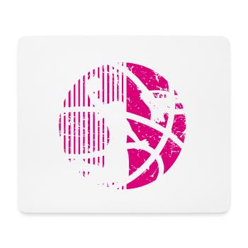 Basketball Women's Basketball Women's Basketball - Mouse Pad (horizontal) - white - Front