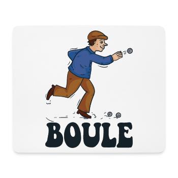 Boules player Boules ball for Bouler Petanque Boule - Mouse Pad (horizontal) - white - Front