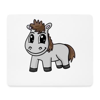 Horse - Mouse Pad (horizontal) - white - Front
