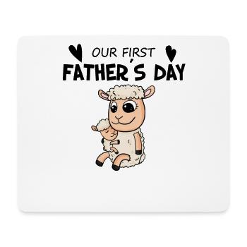 Vatertag - erster Vatertag Geschenk - Mousepad (Querformat) - Weiß - Vorne