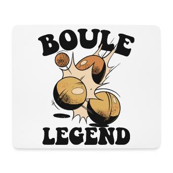 Boulespieler Boulekugel für Bouler Petanque Boule - Mousepad (Querformat) - Weiß - Vorne