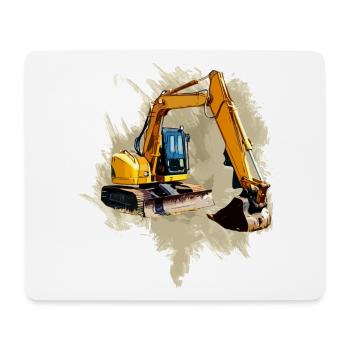 Pelle pelle - Tapis de souris (format paysage) - blanc - Devant