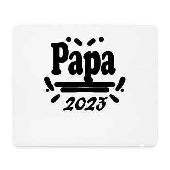 Vater 2023 - Papa 2023 - Vatertag Geschenk - Mousepad (Querformat) - Weiß - Vorne