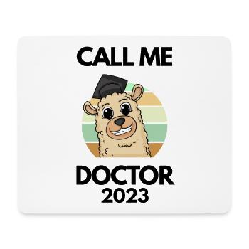 Doktorarbeit Promotion Doktortitel 2023 Doktor - Mousepad (Querformat) - Weiß - Vorne