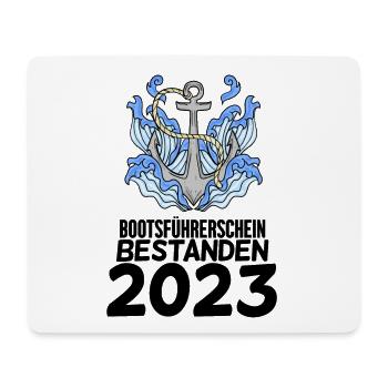 Bootsführerschein 2023 - Mousepad (Querformat) - Weiß - Vorne