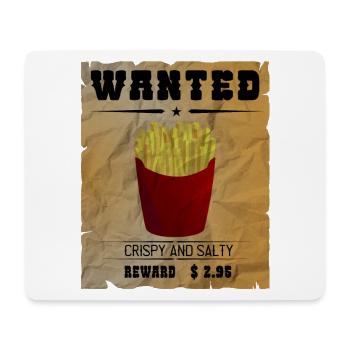 Pommes - french fries - Mousepad (Querformat) - Weiß - Vorne