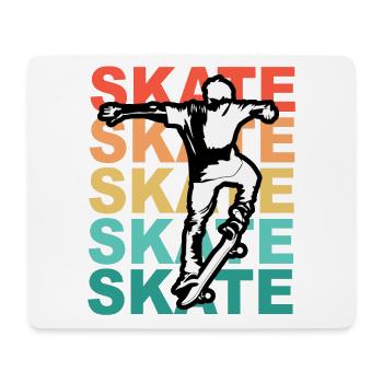 Skateboarding Cool Skater Boy Colorful - Mouse Pad (horizontal) - white - Front