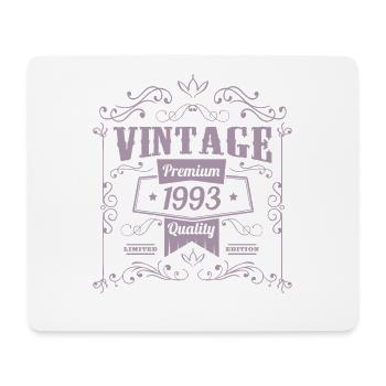 1993 Geburtstag Geburtstag Vintage Sprüche - Mousepad (Querformat) - Weiß - Vorne