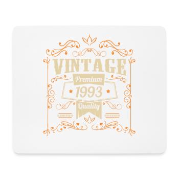 1993 Geburtstag Geburtstag Vintage Sprüche - Mousepad (Querformat) - Weiß - Vorne
