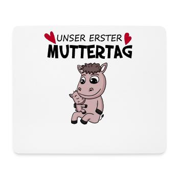 Muttertag - erster Muttertag Geschenk - Mousepad (Querformat) - Weiß - Vorne