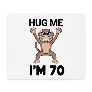 70 Geburtstag - 70 Jahre - Umarmung - Mousepad (Querformat) - Weiß - Vorne