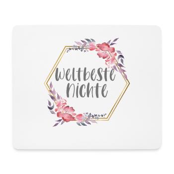 Weltbeste Nichte Geburtstag Geschenk - Mousepad (Querformat) - Weiß - Vorne