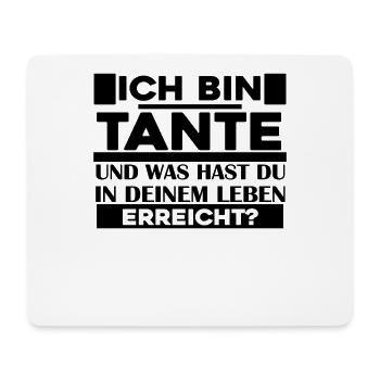 Tante Spruch - Tante Sprüche - Mousepad (Querformat) - Weiß - Vorne