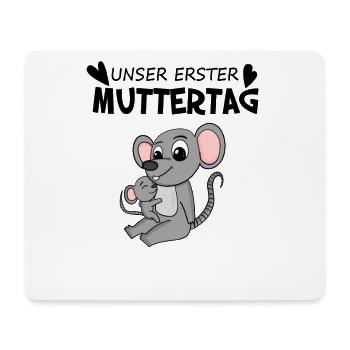 Muttertag - erster Muttertag Geschenk - Mousepad (Querformat) - Weiß - Vorne