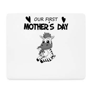 Mother's Day - First Mother's Day Gift - Mouse Pad (horizontal) - white - Front