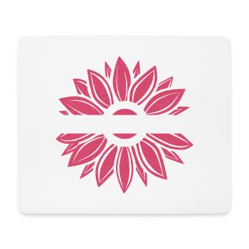 Sensibilisation au myélome multiple Bourgogne Sunflowe - Tapis de souris (format paysage) - blanc - Devant