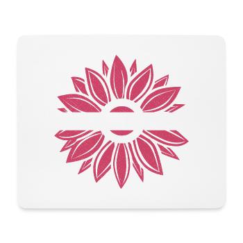 Sensibilisation au myélome multiple Bourgogne Sunflowe - Tapis de souris (format paysage) - blanc - Devant