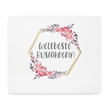 Weltbeste Busfahrerin Bus Beruf Geschenk - Mousepad (Querformat) - Weiß - Vorne