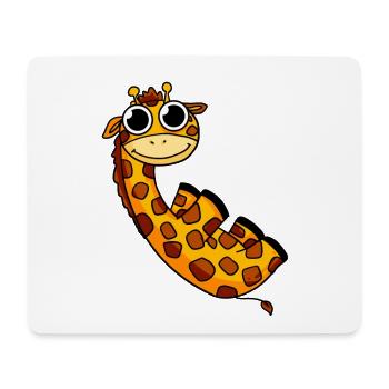 Giraffe Safari - Mouse Pad (horizontal) - white - Front
